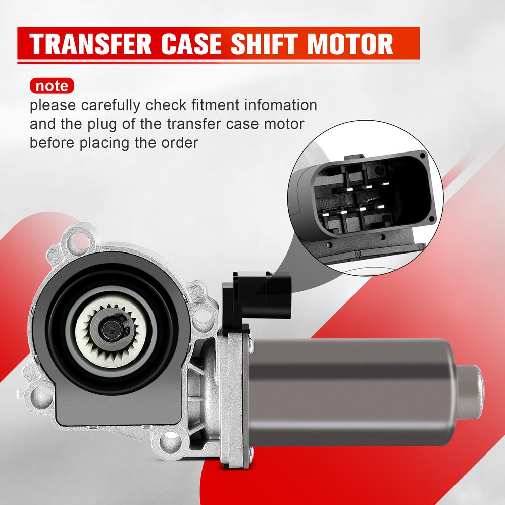Transfer Case Shift Motor For BMW E83 E53 E70 E71 X5 X3 X6 3.0L With Sensor