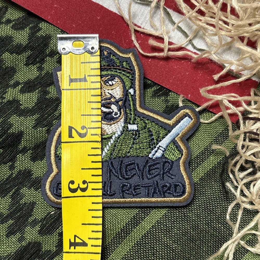 You Never Go Full Ret… Morale Patch ~3x3” Hook & loop Tactical Gear Patch