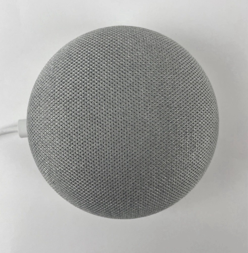 Google Home Mini (H0A) Smart Speaker Google Assistant Bluetooth with Cord TESTED
