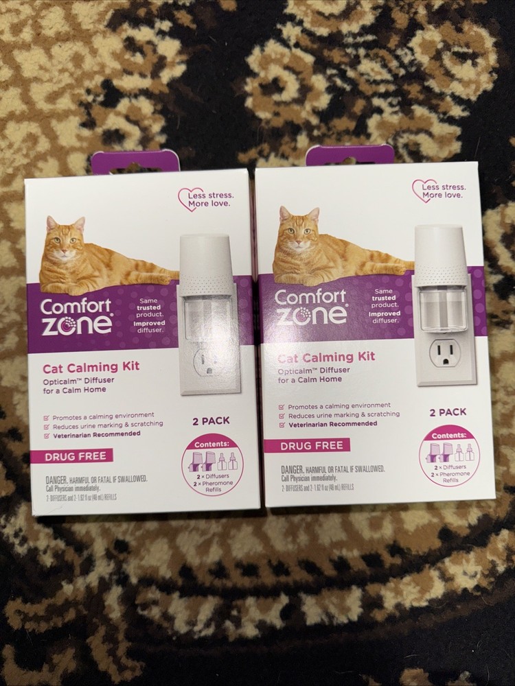 Comfort Zone Multicat Control Diffuser & Refill - 3pack Of Refills/ 4 Diffusers