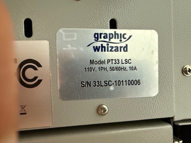 Graphic Whizard PT 33LSC Automatic Laminator, 2019