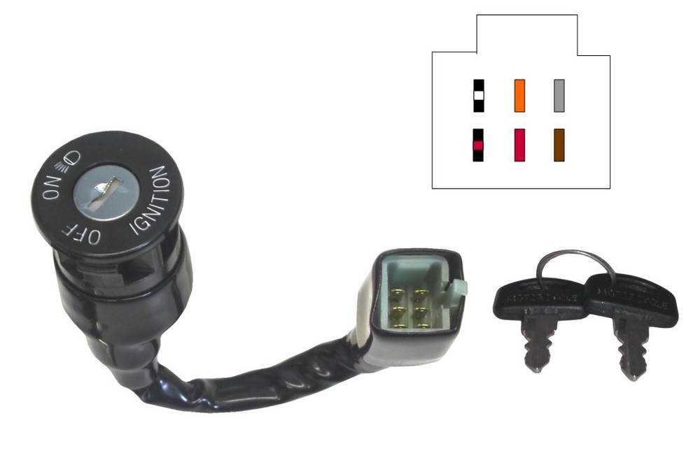 Ignition Switch for 1993 Suzuki DR 250 SE-P (SJ44A)