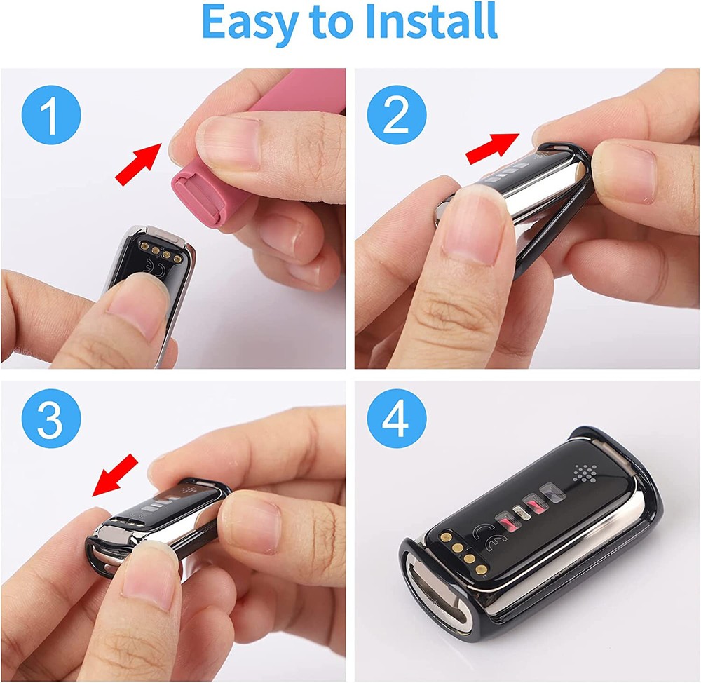 Screen Protector Case For Fitbit Luxe Soft Protective Bumper Cover