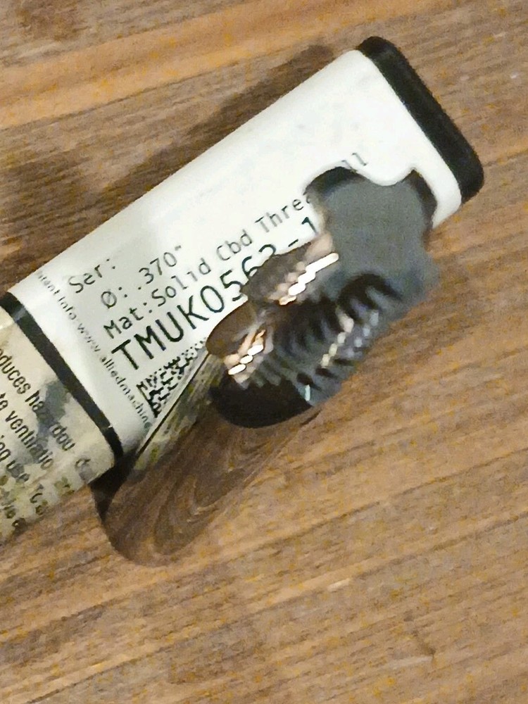 ALLIED MACHINE 9/16" - 12 HELICAL 4FL SOLID CARBIDE THREAD MILL MPN #TMUK0563-12