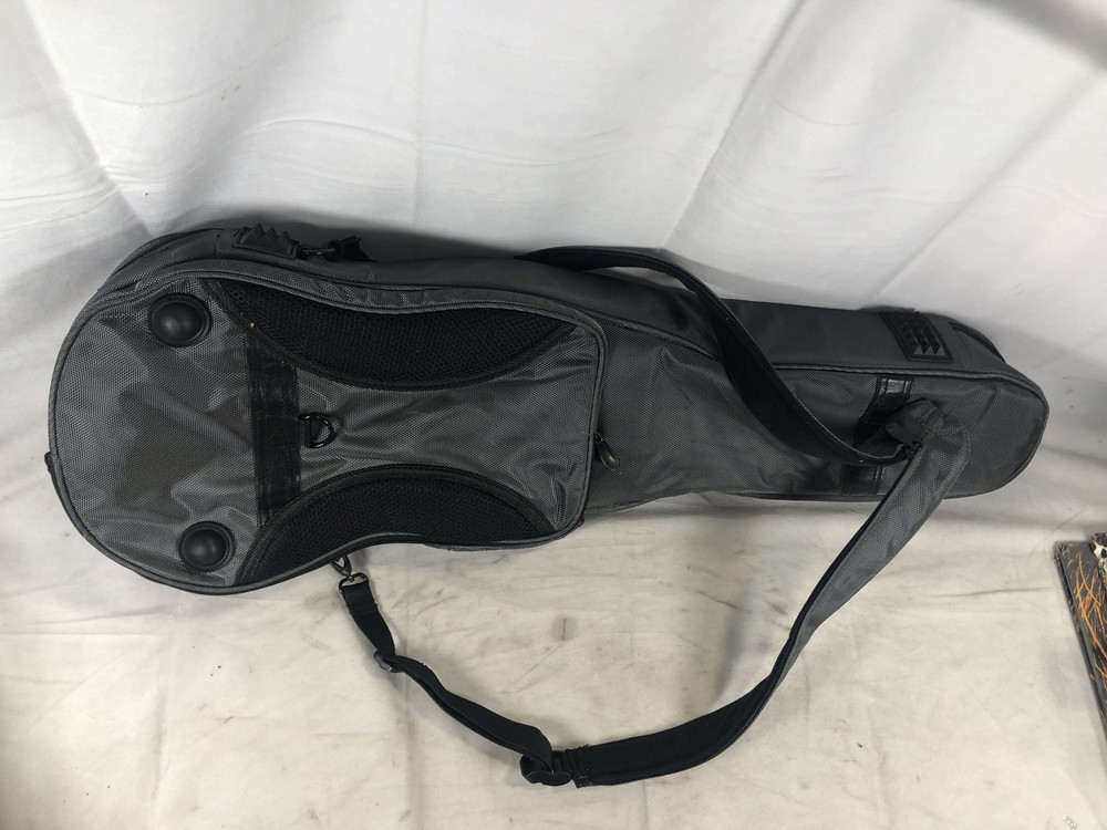 PAITITI Triangular Full Size Violin Soft Bag Lightweight Backpackble Grey Color