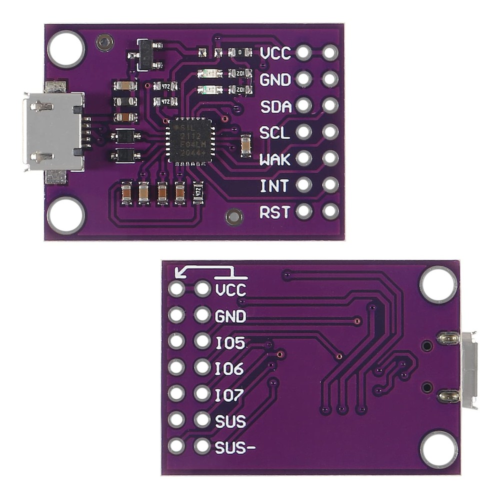 1PCS MCU-2112 CP2112 Debug Board USB to I2C Communication Module Evaluation B...