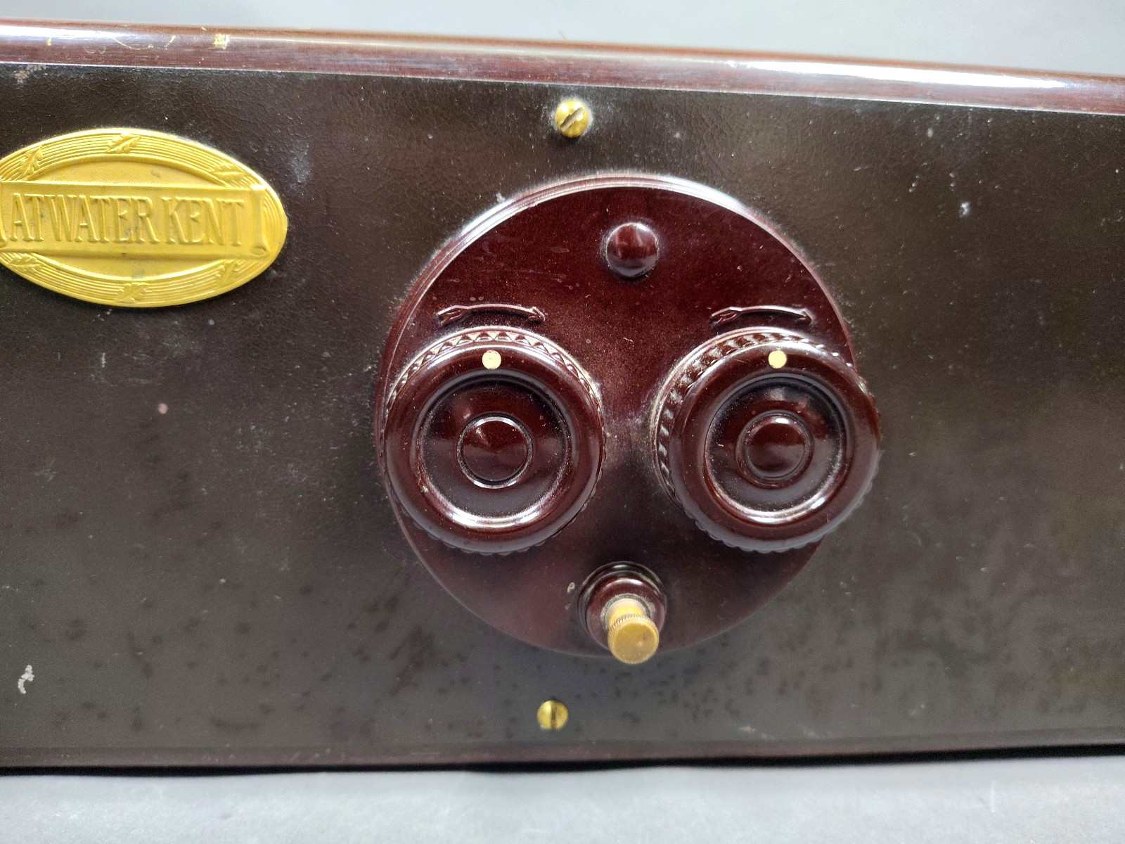 Atwater-Kent Model 33 Antique Vintage Tube & Bakelite Radio AC Receiver AS-IS