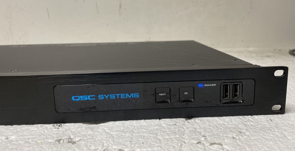 QSC Q-Sys Core110F Network Audio Processor For Parts *READ