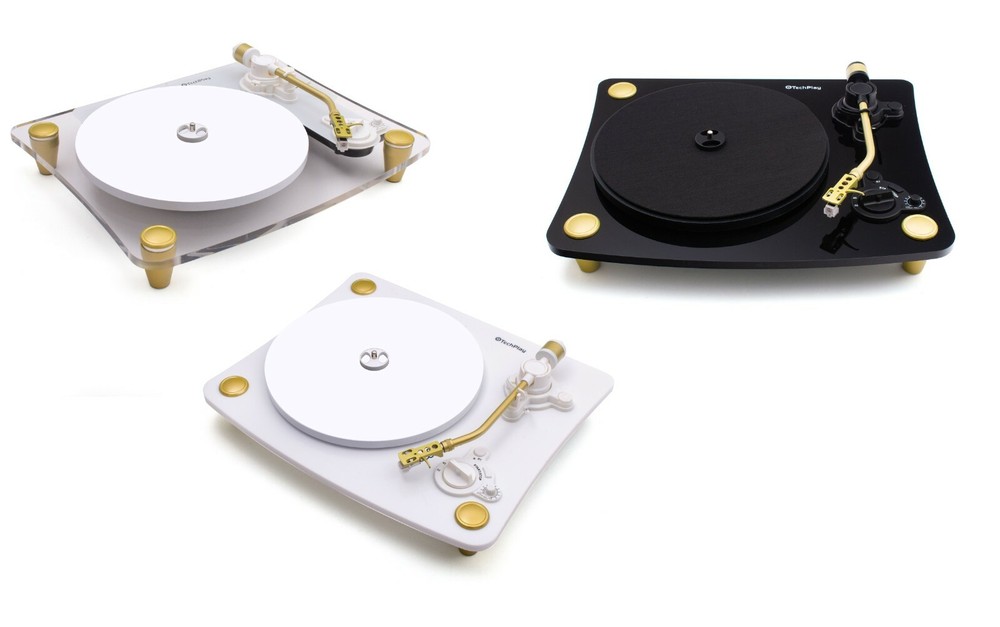 TechPlay Ghost, 2 Speed Belt Driven Turntable. Connects to Your Bluetooth Speakr