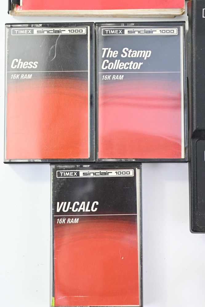 Timex Sinclair 1000 Bundle 16K RAM Tapes Books Untested 1982 PC