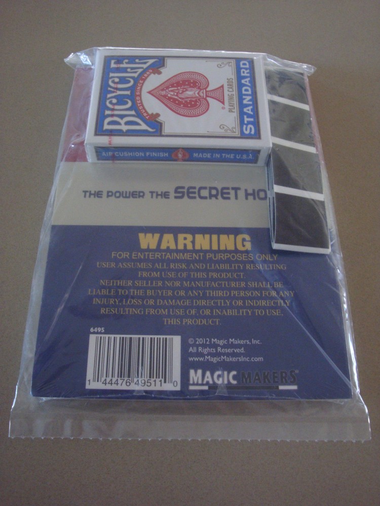 MARKED SECRET DECK MARKING SYSTEM KIT- DVD + DECK + MORE - MAGIC CARD TRICKS