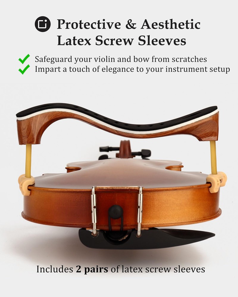 Universal Extra Long Fork for Violin Shoulder Rest 4/4 3/4 Full Size, for Vio...