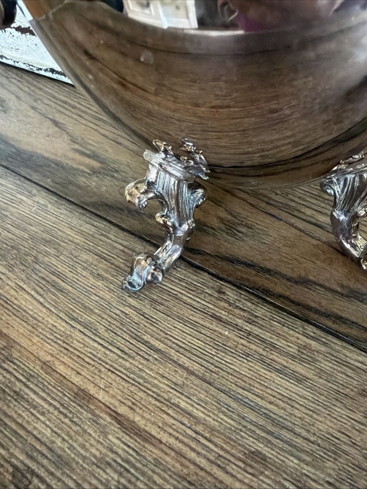 Vintage Birmingham Silver Company 3-Piece Silverplate Set Piece Silver on Copper