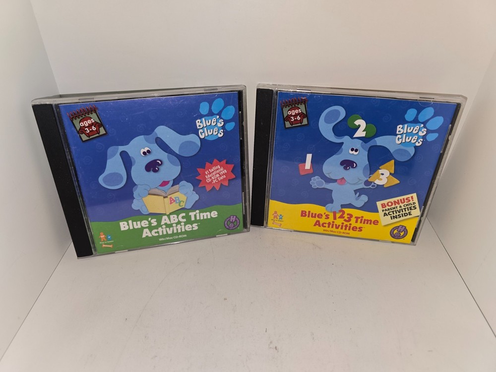 Blue's  Clues 123 activities & ABC Time activities Software