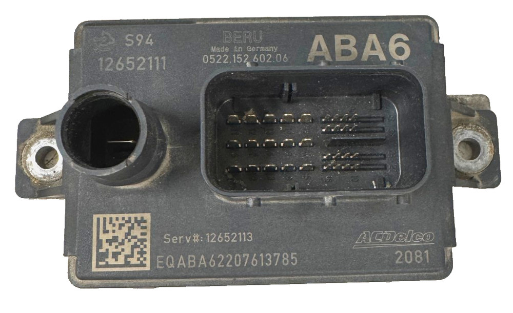 GM GLOW PLUG CONTROLLER MODULE 12652111 ABA6