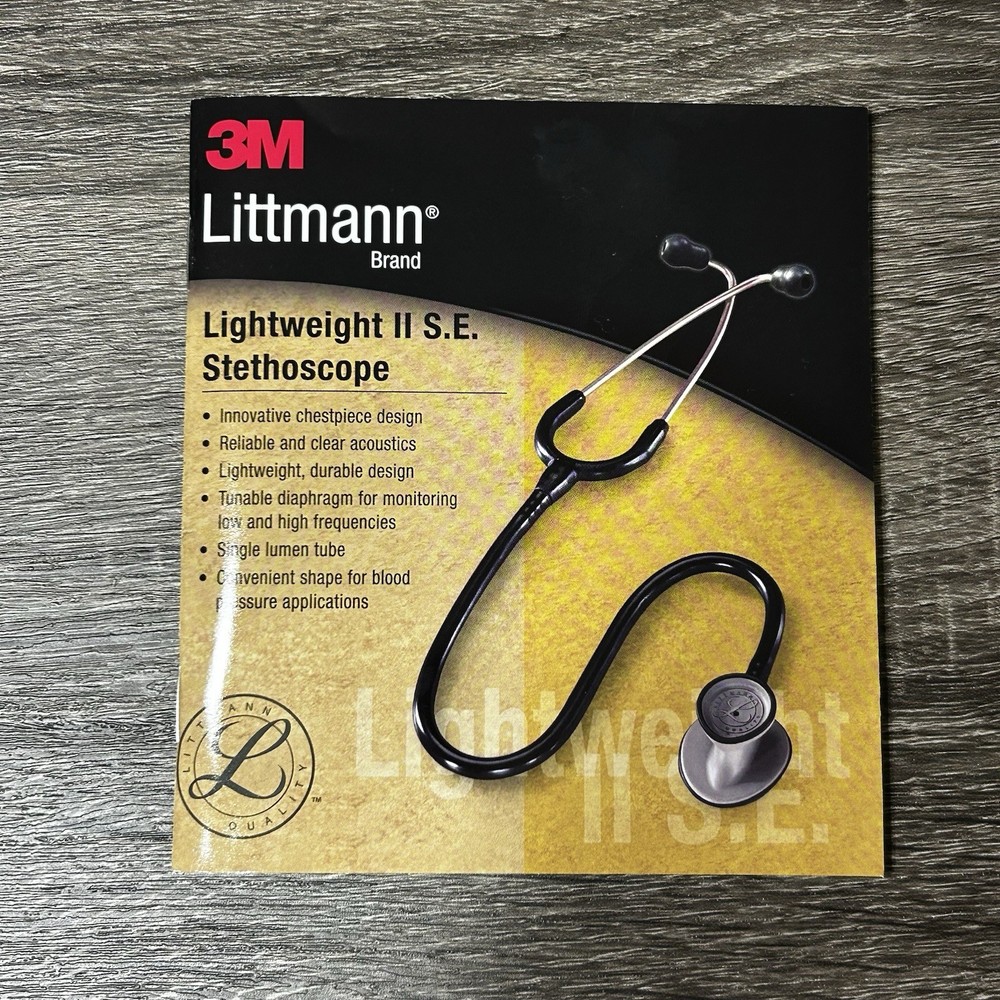 Littmann L2450 Lightweight II S.E. Stethoscope - Black