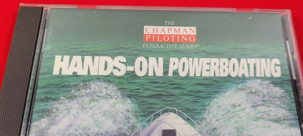 O) Chapman Piloting Interactive Series Hands-On Powerboating (PC/Mac CD ROM 1995