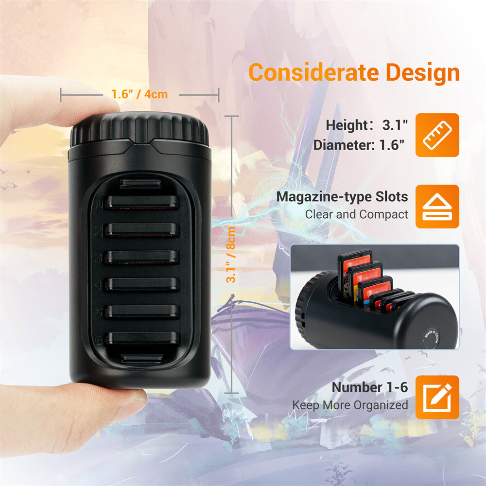 Game Card Case + Micro SD MSD Card Case Holder Storage For Nintendo Switch NS