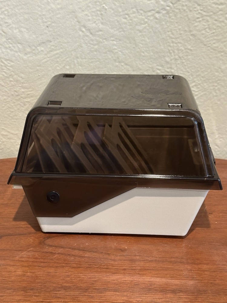 Vintage 5.25 Floppy Disk Software Storage Box Case w/ Dividers | Clean