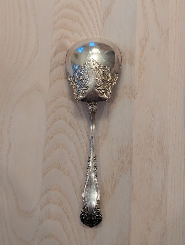 Impressive Toronto Silverplate dated 1901 Serving Spoon 8 1/2"