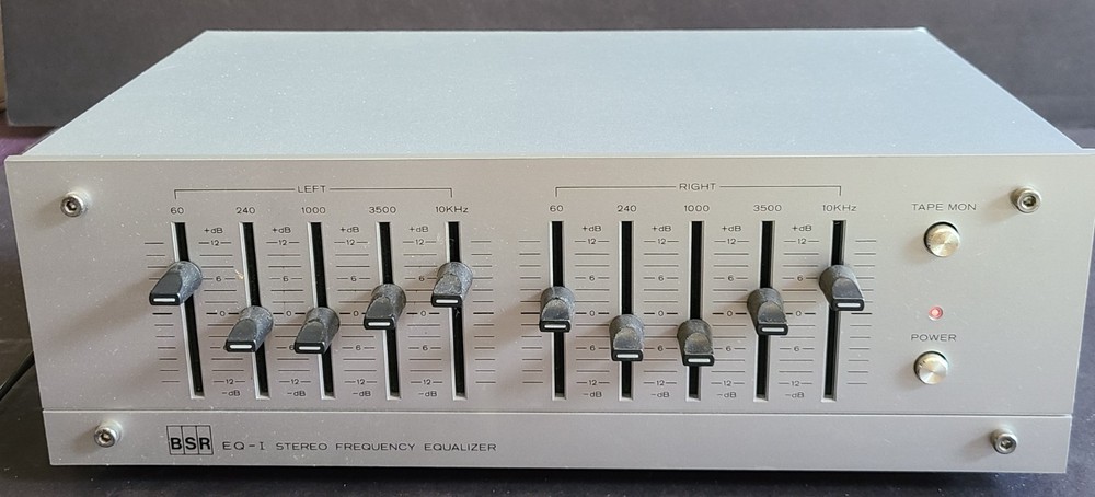 BSR EQ-I Stereo Frequency Equalizer Turns On Vintage