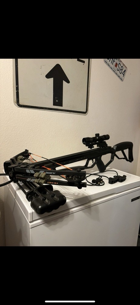 Bear X Vanish Compound Crossbow with Scope and Accessories