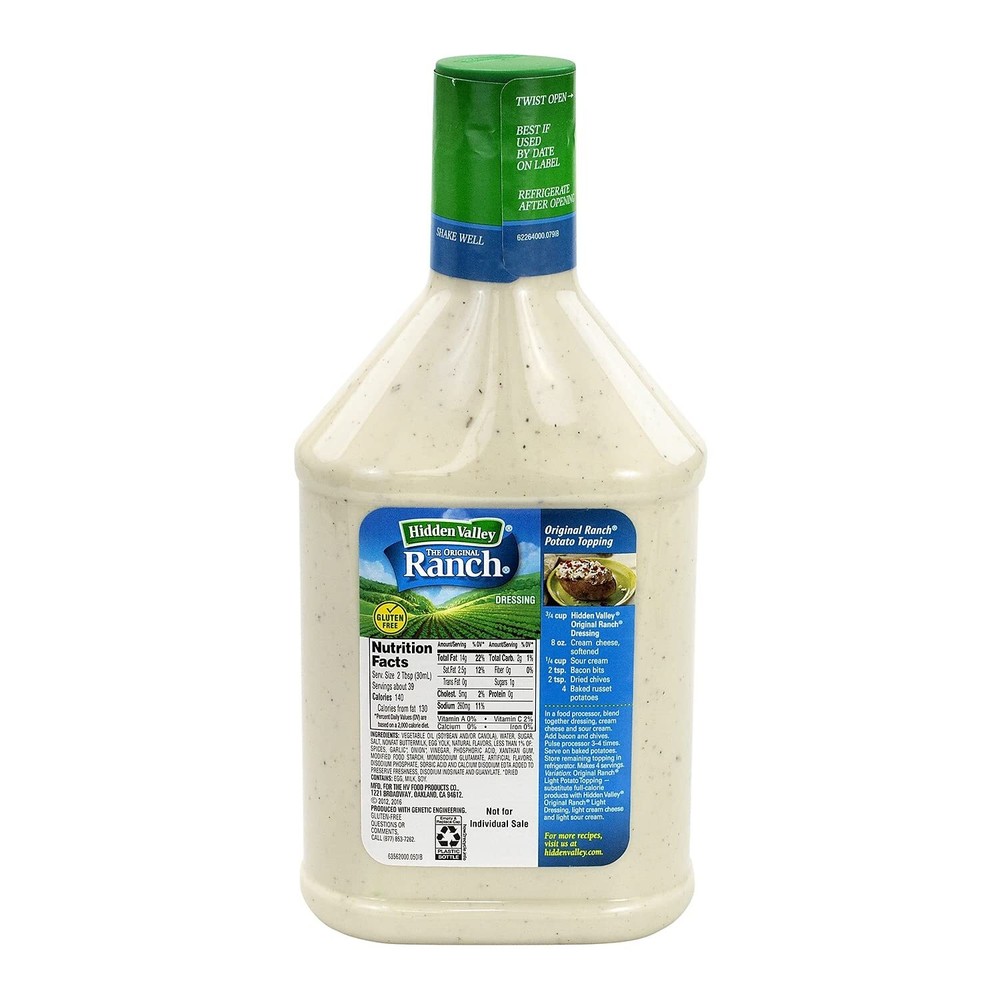 Hidden Valley Ranch - 2/40 Ounce btls.