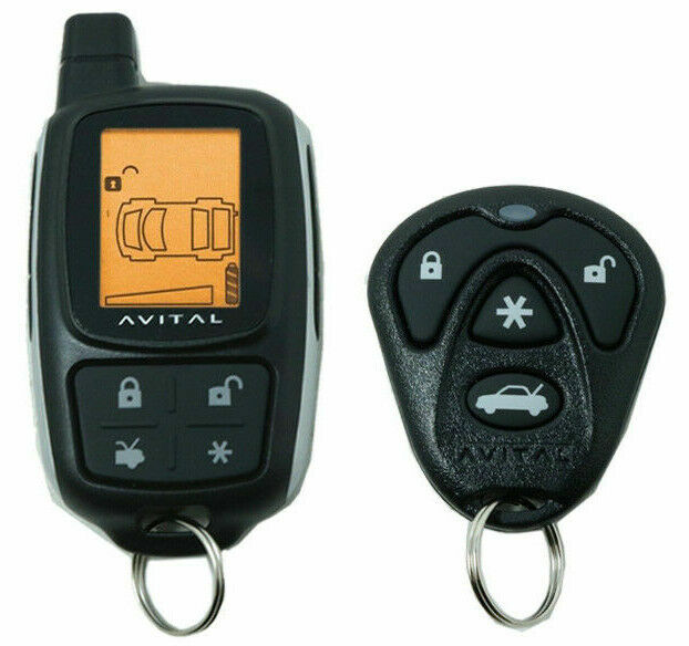 Avital 3305L 2-Way LCD Keyless Entry Vehicle Security System + 2 Remote Control