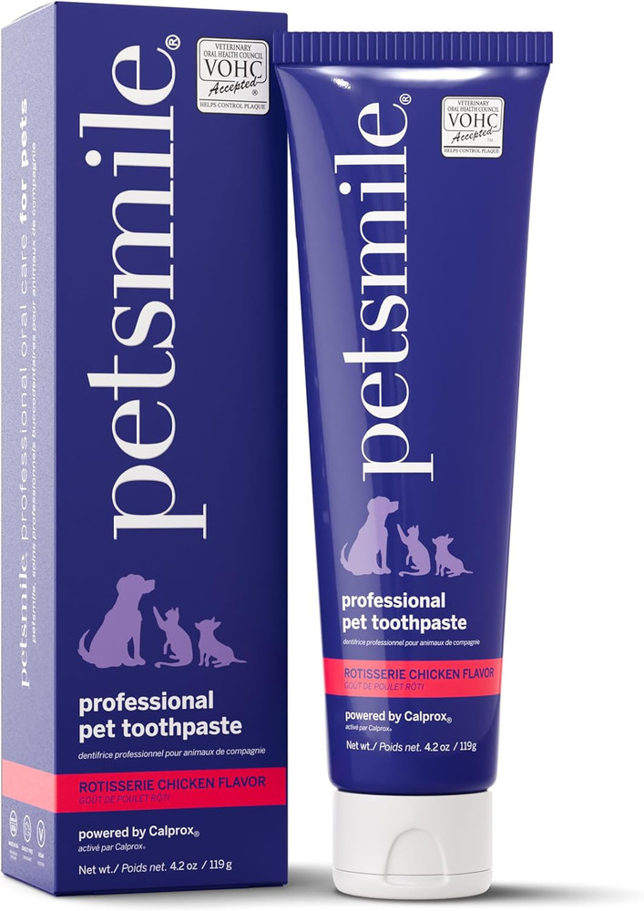 Professional Pet Toothpaste for Cats & Dogs - Only VOHC Accepted Toothpaste - Cl