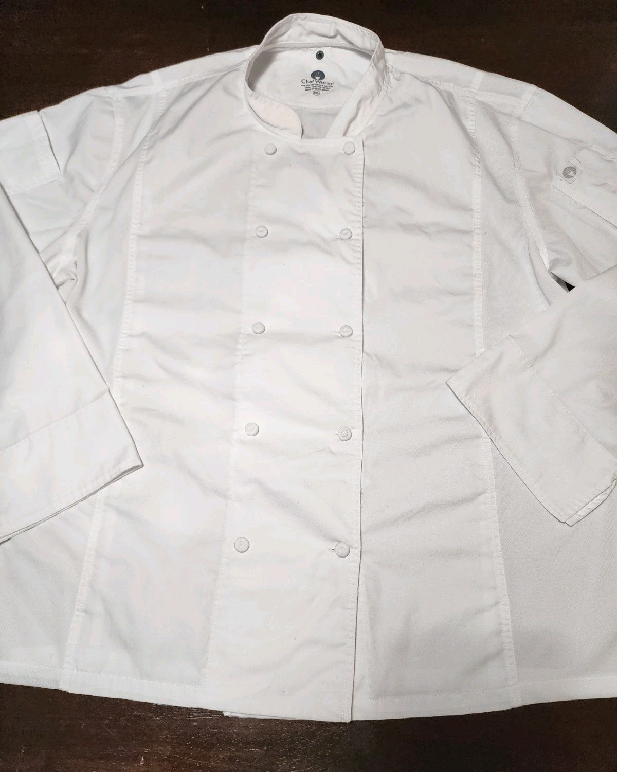 Chef Works Cool Vent Chef Coat White 2XL Unisex Used