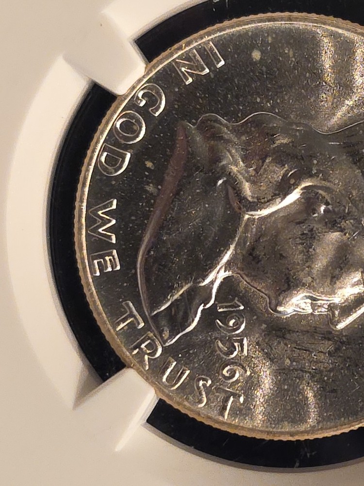 1956 Silver Franklin Half Dollar NGC MS-64