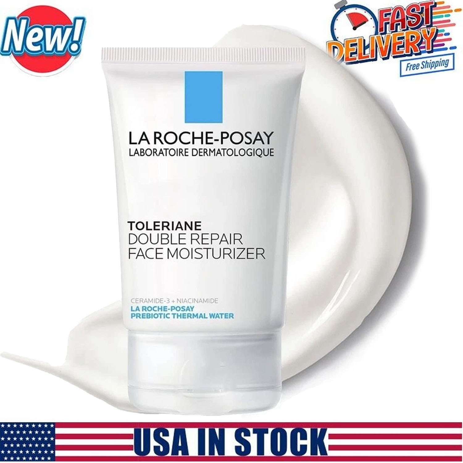 'La Roche-Posay' Toleriane Double Repair Face Moisturizer 3.38oz(100ml) Exp 27