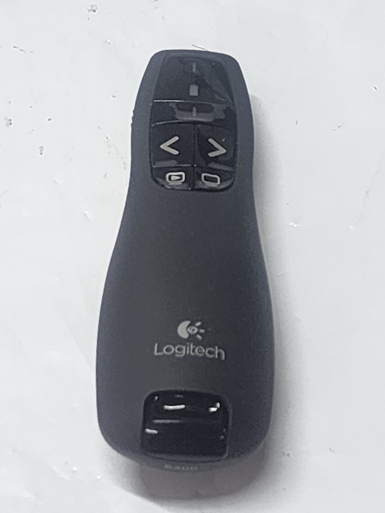 LOGITECH R400 WIRELESS LASER PRESENTER REMOTE - CLICKER w/LASER P0INTER A5.2