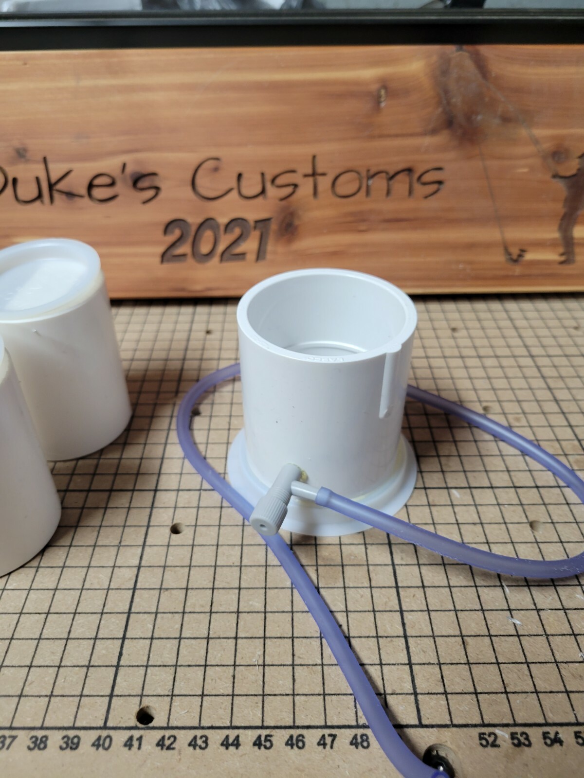 POWDER COAT COATING, PAINT FLUID BED 2" 4 EXTRA CUPS. FISHING. LURES, JIGS, SP