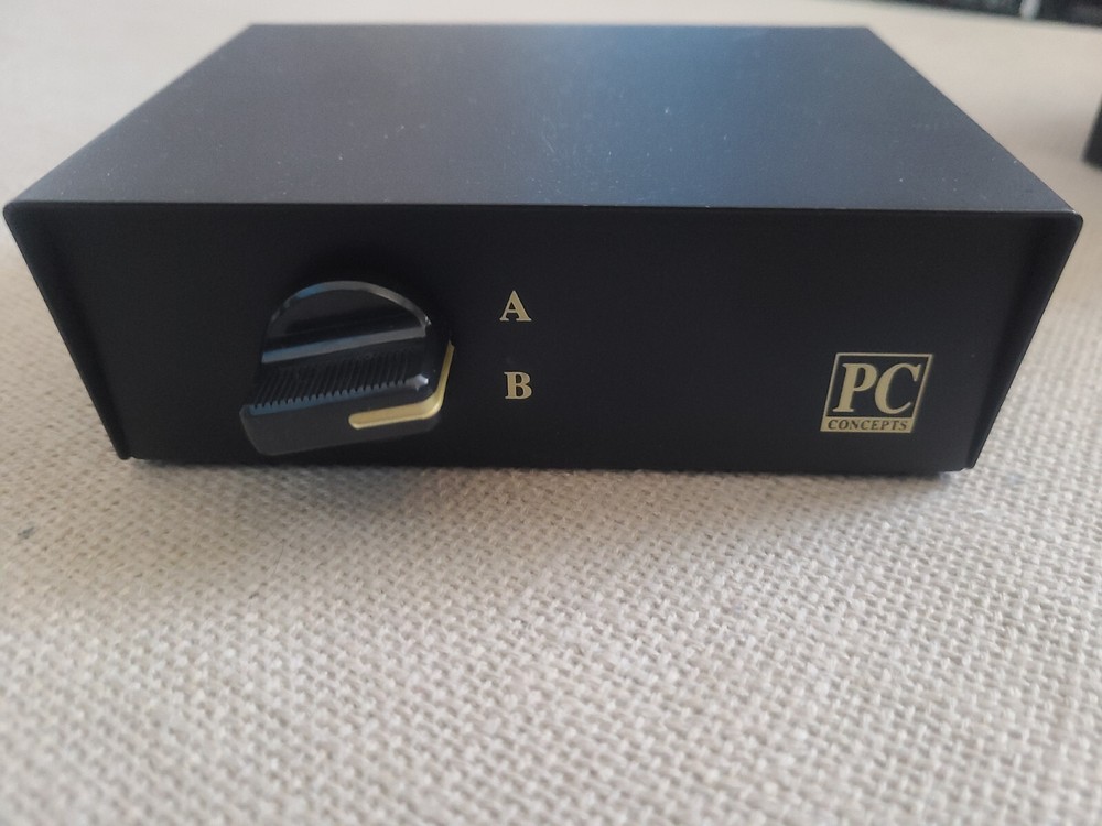 2 Port USB 2.0 Manual Sharing Switch BOX Printer Scanner 2:1 2A 1B