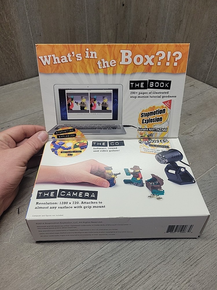 Stopmotion Explosion: Stop Motion Animation Kit W/ Full HD 1080P Camera