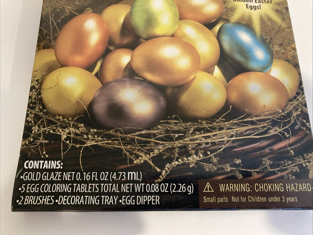 EGG COLORING DYE KIT - 24 KARAT - NIB - 3 BOXES