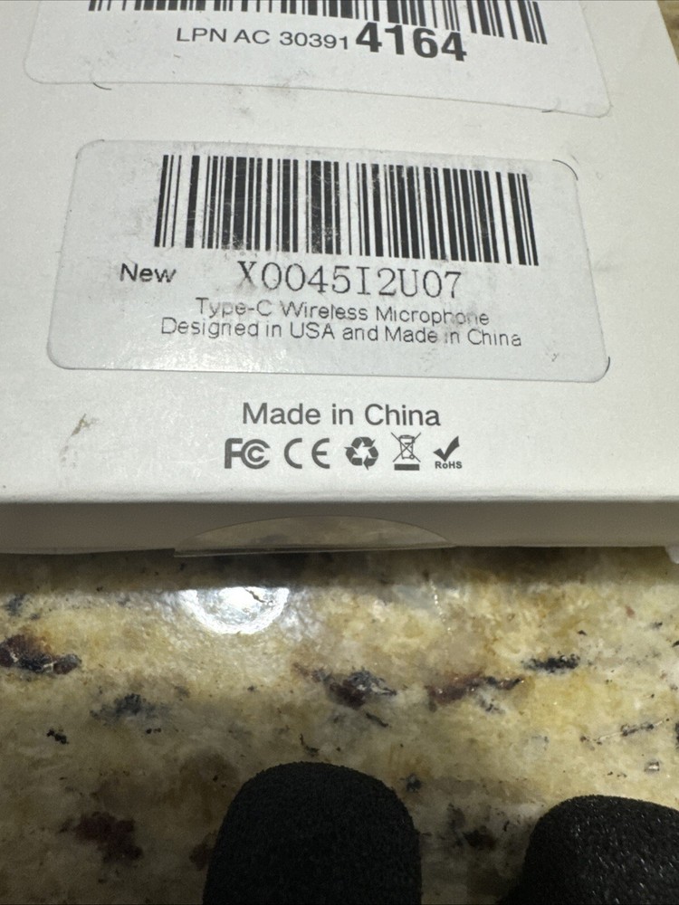 Wireless Lavalier Type C Lapel Microphone Model M2 Preowned Cpix