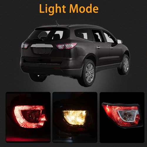 Tail Light Assembly Compatible With 2013-2017 Chevy Right Passenger Side