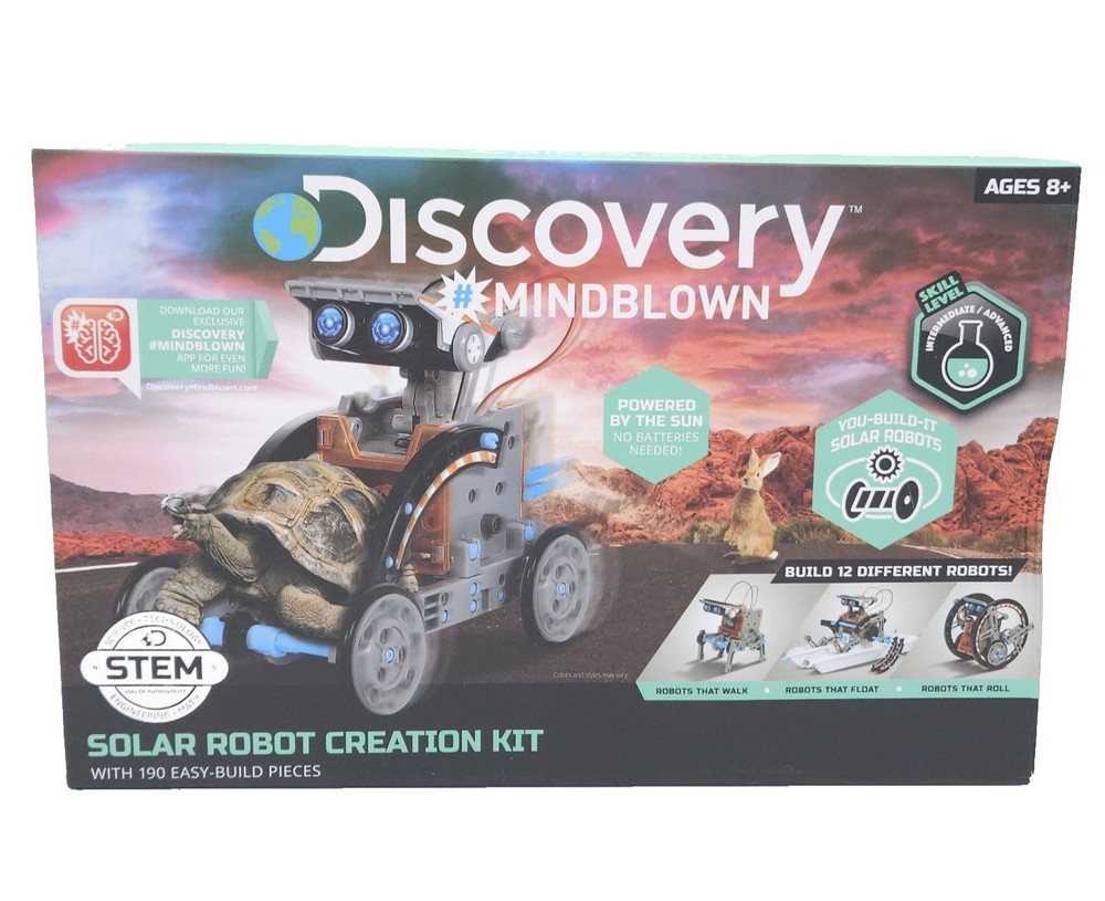 DISCOVERY MINDBLOWN SOLAR ROBOT CREATION KIT 2018 NEW!!