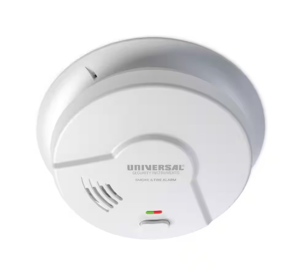 Hardwired and 10-Year Battery Backup Smoke Detector with Ionization Sensor