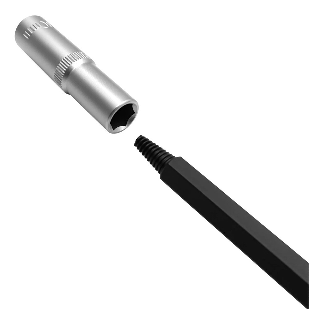 Broken Fracture Damaged Spark Plug Thread Tap Extractor Removal Tool 10mm Socket