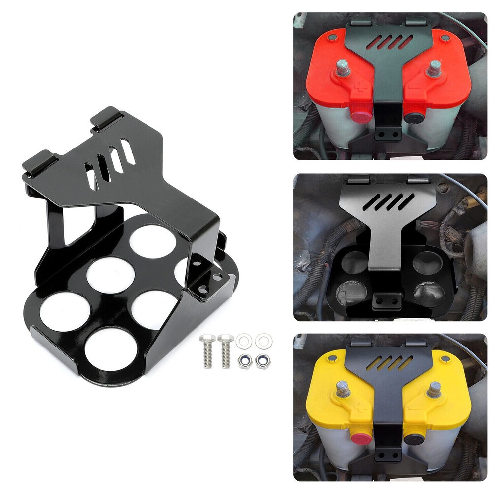 Battery Relocation Tray Battery Bracket Set Box Hold Down Mount For Optima 34/78