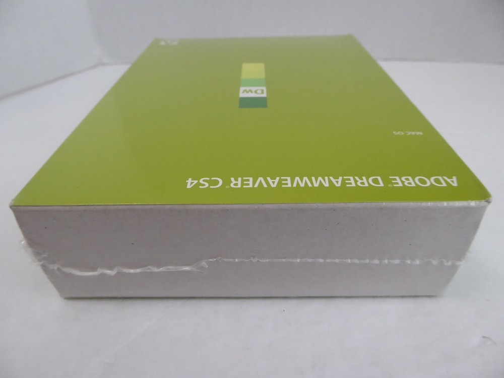 NEW Adobe Dreamweaver CS4 (MAC OS) Version Sealed Software