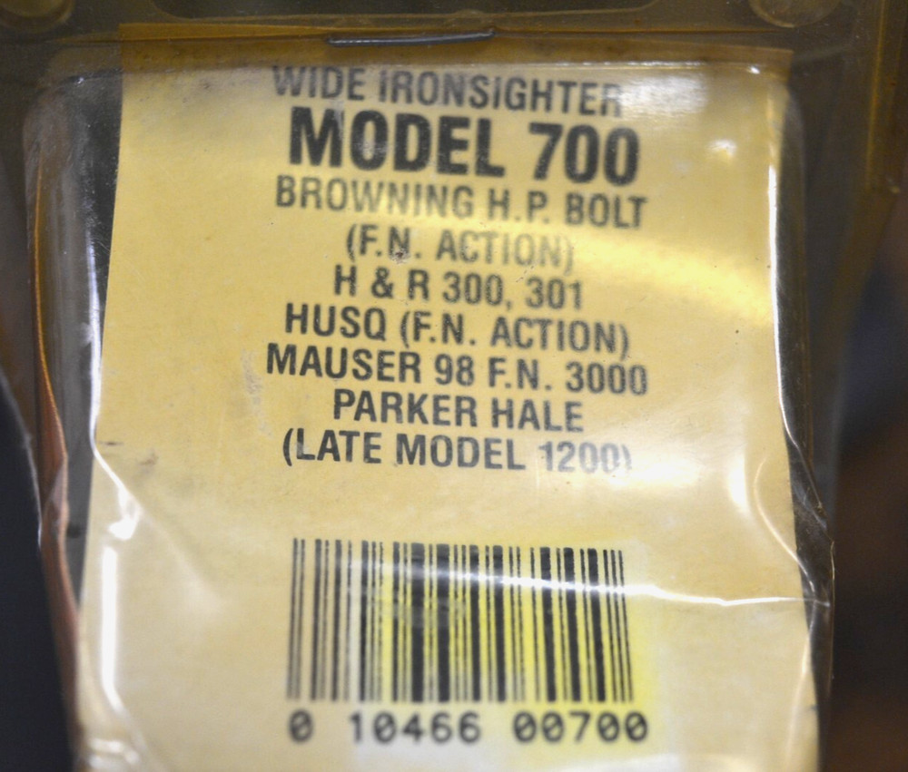 Holden Ironsight Model 700 See Thru Scope Mount