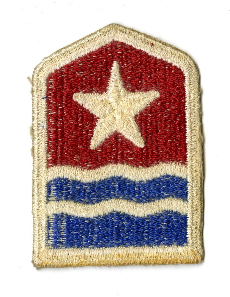 Middle East Forces White Back Patch WWII Vintage