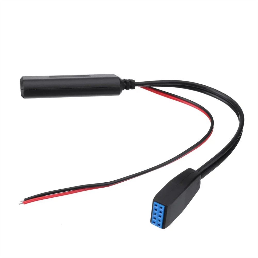 Bluetooth 4.1 Module Auxiliary Receiver Cable Adapter 10-pin Fit for BMW E39 E46