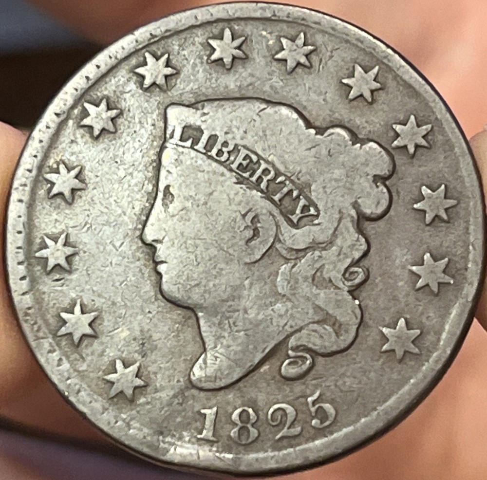 1825 Large Cent Good+