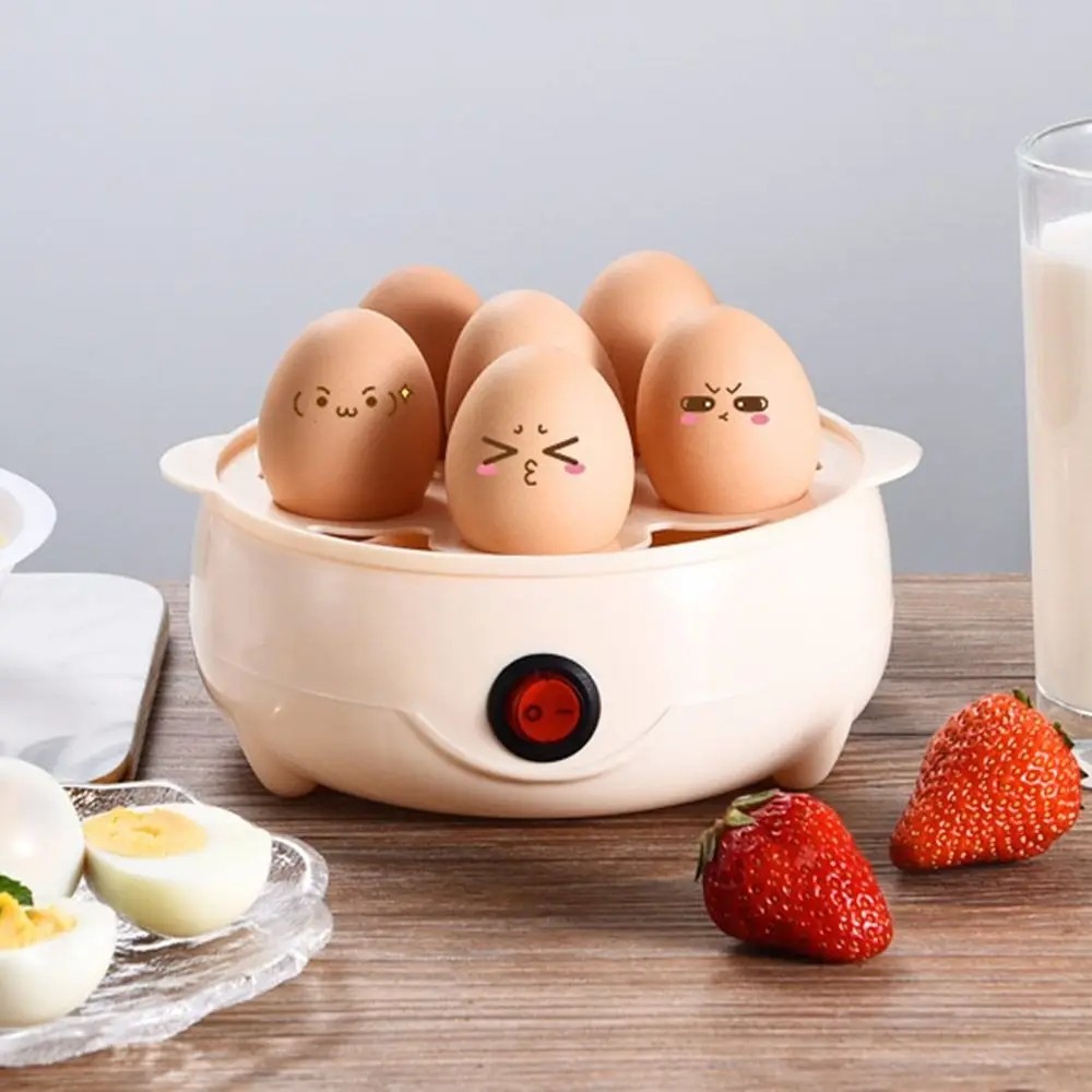 Egg Cooker Automatic Power Off Home 7 Eggs Multi-Functional Steamed Egg Custard