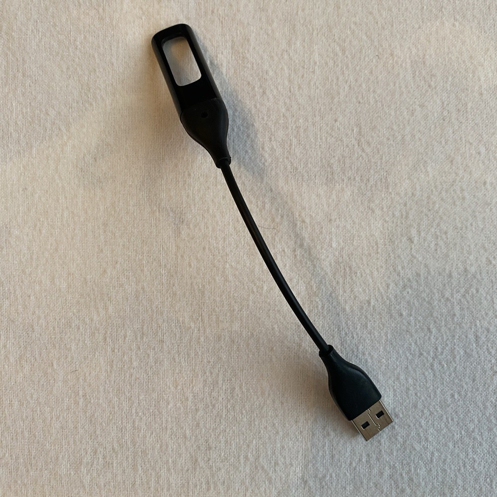 Authentic Original Fitbit Flex FB401 USB Charger Charging Cable Cradle Black